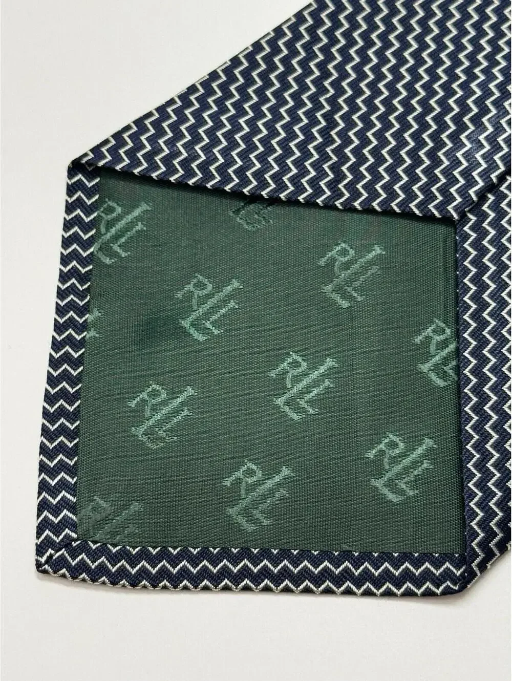 Lauren Ralph Lauren 100% Silk Wide Tie Made‎ In USA